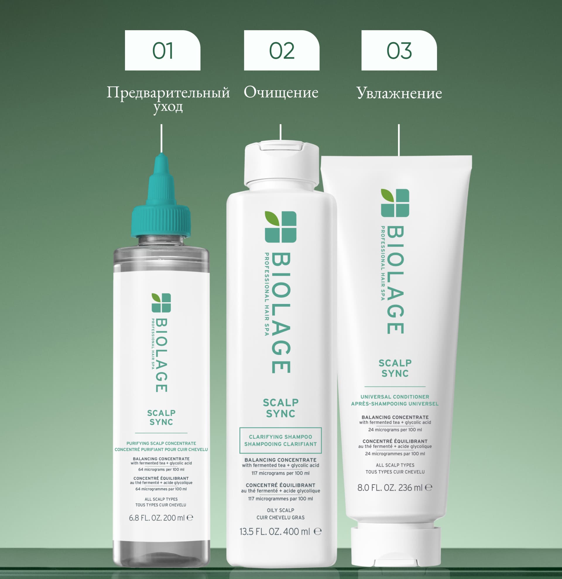 Очищающий шампунь Scalp Sync для баланса кожи головы, 400 мл фото 4