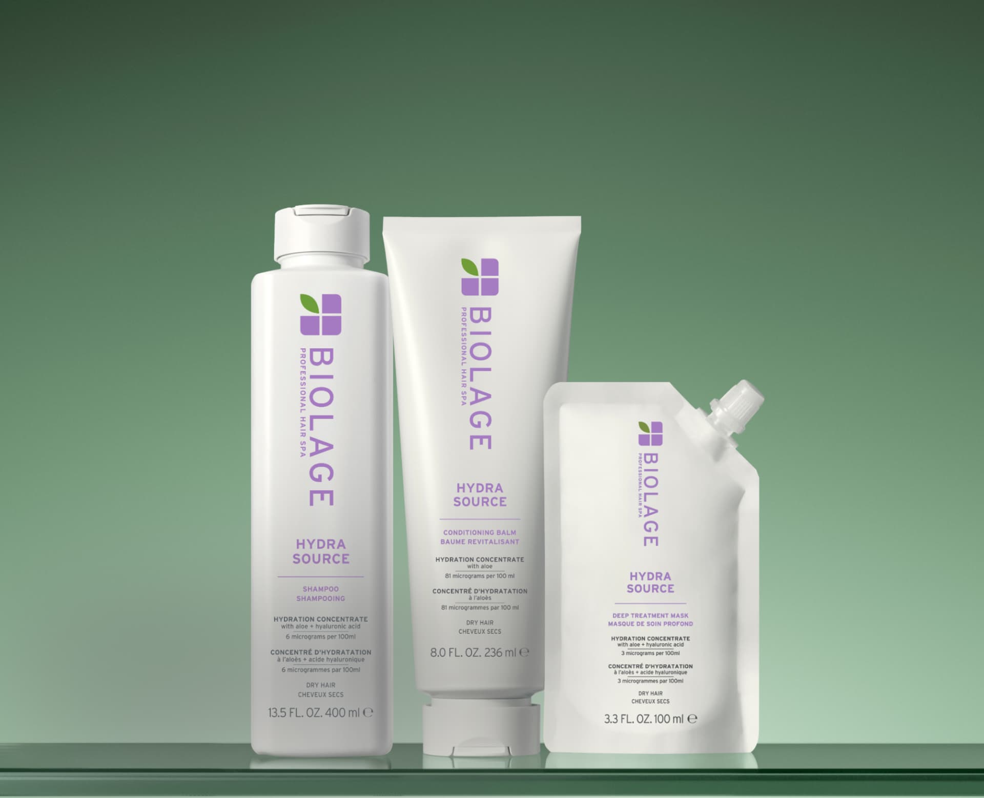 Hydra Source – Увлажнение для сухих волос | Biolage фото 1